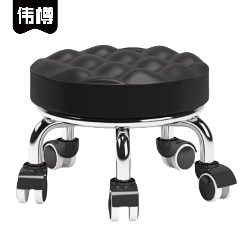 伟樽圆凳面包滑轮40*40*22cm个