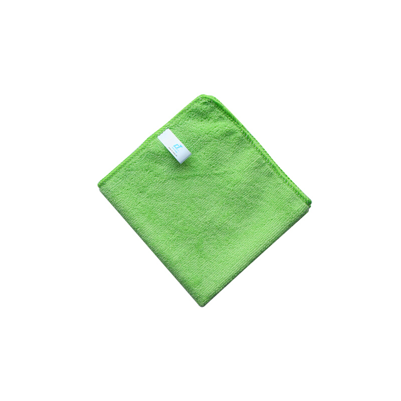 2条装 加厚吸水快不易掉毛多色选择家居抹布 绿色 40x40cm