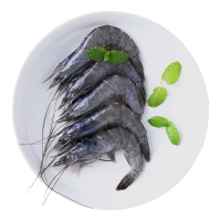 WECOOK味库 文莱进口蓝虾800g 可刺身进口生冻海虾 赠味库特制蒜蓉酱