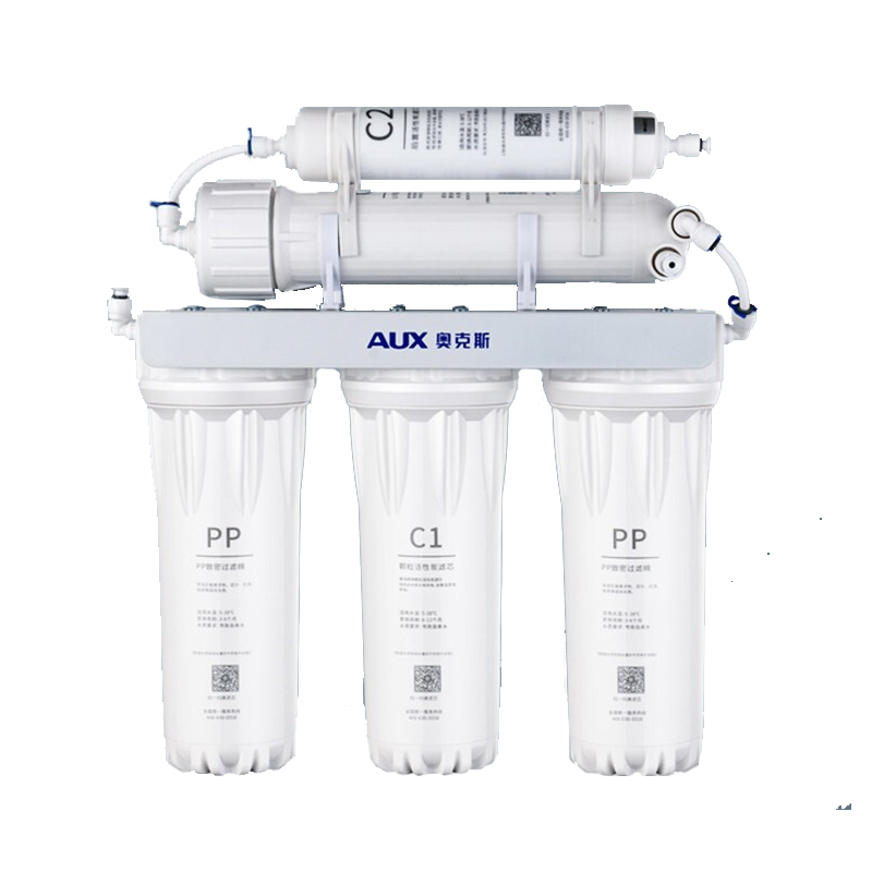 奥克斯(AUX)厨下式净水器 外观精巧 五级过滤 进口超滤膜 出水快可直饮 AU10正品行货