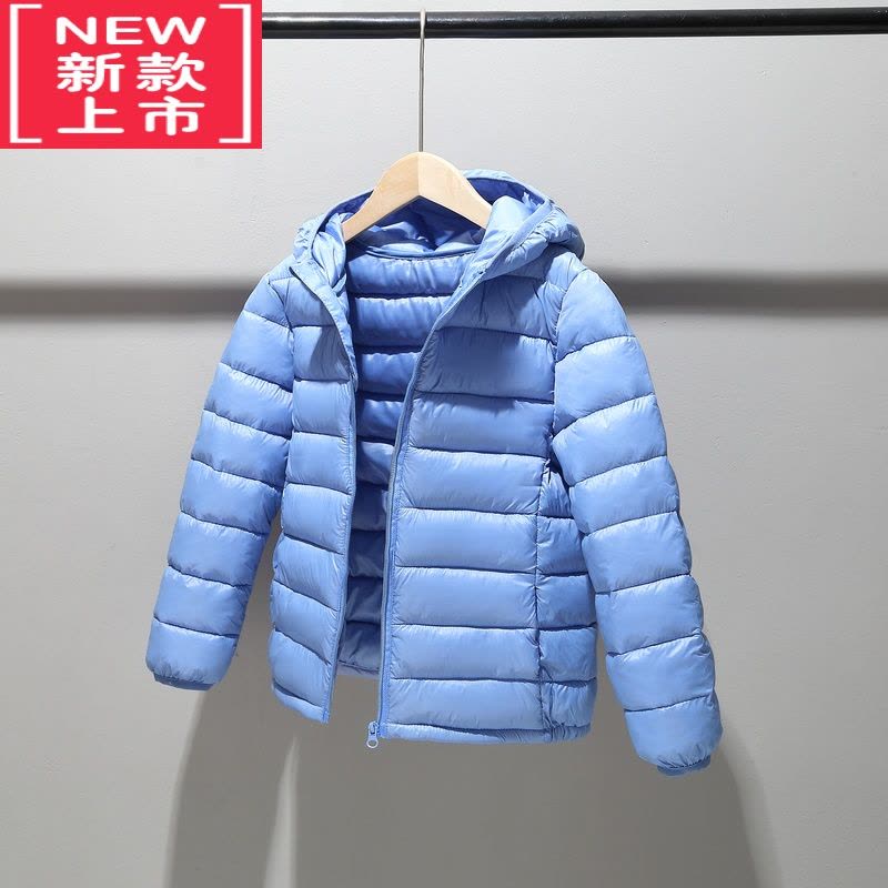 可莉允反季轻薄儿童羽绒棉服中大童男童女童短款宝宝棉衣秋冬外套图片