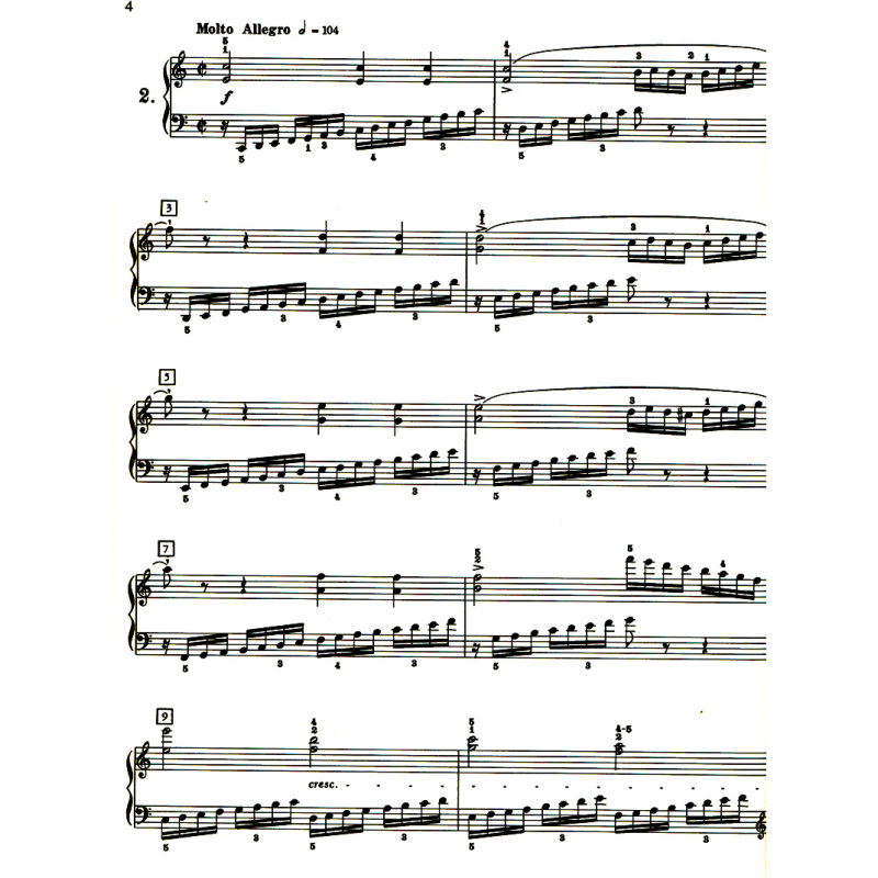 正版车尔尼钢琴快速练习曲作品299威拉德阿帕尔默图书籍上海音乐出版