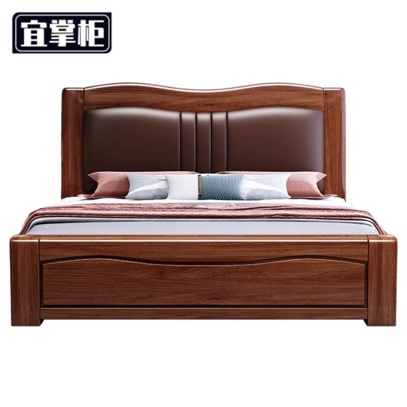 宜掌柜木 质床