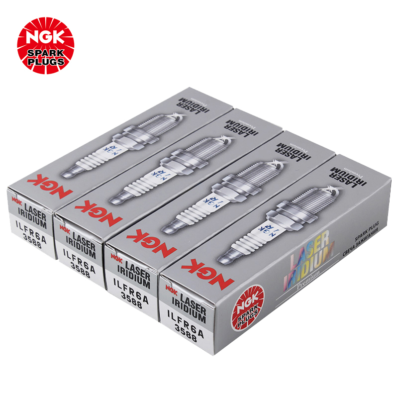 NGK 铱铂金火花塞 ILFR6A 3588 四支装 奔驰E200/E200K 1.8L