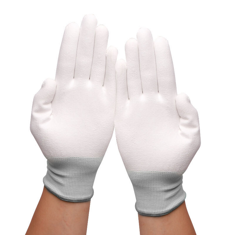 谐晟 PU涂指防静电手套 XS-S01 1双 XS-S01