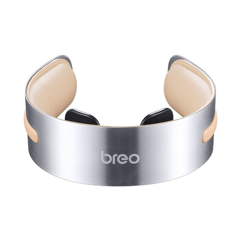 breo/倍轻松脉冲颈椎按摩器家用颈部脖子振动按摩仪多功能智能护颈仪肩