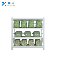 臻远ZY-HJA-06中型仓储货架置物架仓库铁架子地下室货架~白色四层主架200*60*200