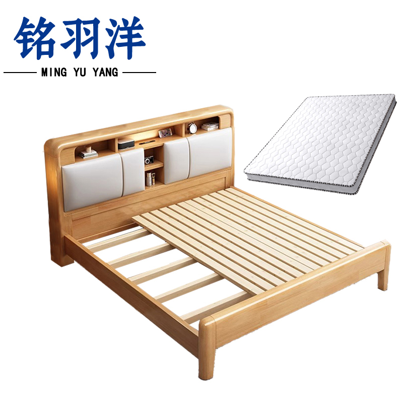 铭羽洋员工床120cm+床垫套高清大图