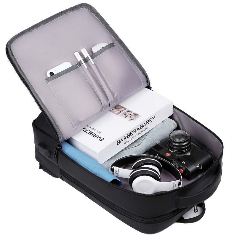 心梦同行商务双肩包 通勤笔记本电脑包背包大容量背包男女通用书包 8662/个高清大图