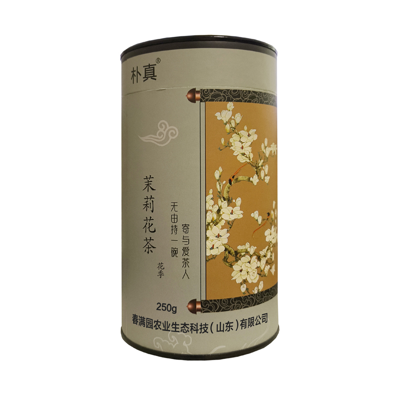 朴真茉莉花茶花季250g桶