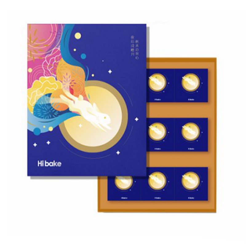Hibake 皓月星空月饼礼盒 605g