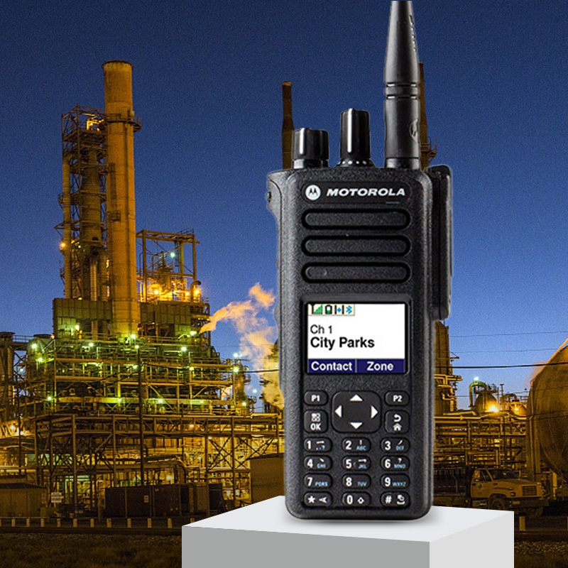 摩托罗拉(MOTOROLA)GP338D+数字防爆对讲机 专业防爆对讲机 化工石油行业 黑色
