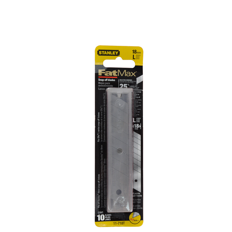 史丹利STANLEY 11-718T-11C 10片装 壁纸刀片小号美工刀片