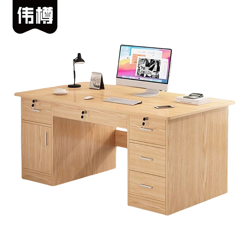 伟樽职员办公桌120*60*73cm张高清大图