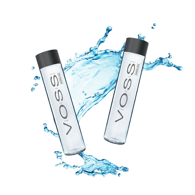 VOSS 芙丝苏打水饮料(含气) SP 375ml*6 玻璃瓶 挪威进口饮用水
