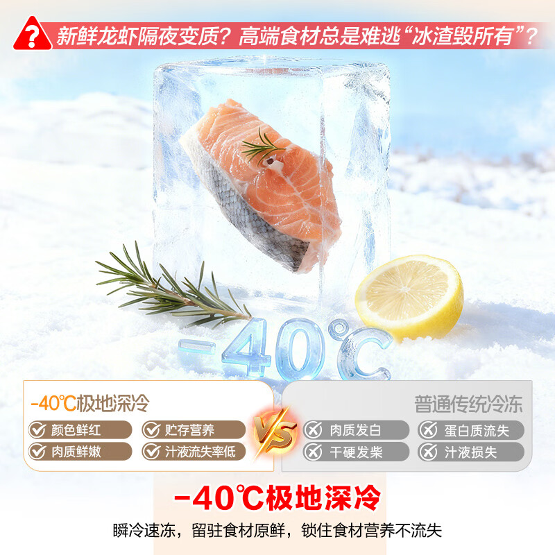 容声大冰象291L立式冰柜家用变频新一级能效风冷无霜冷藏冷冻两用-40℃小冰箱BD-291E30LNLAD高清大图