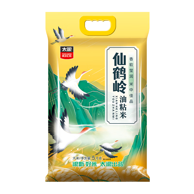 太粮仙鹤岭油粘米5kg*1袋