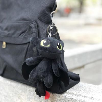 卡通小飞龙公仔挂件钥匙扣毛绒百搭书包包挂饰装饰可爱学生毛绒小黑龙