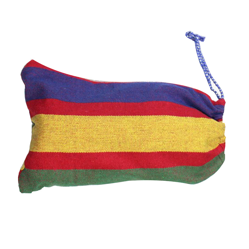 双人床大号帆布加厚加宽防摔床户外野营室内休闲秋千红色弯木绑带充气