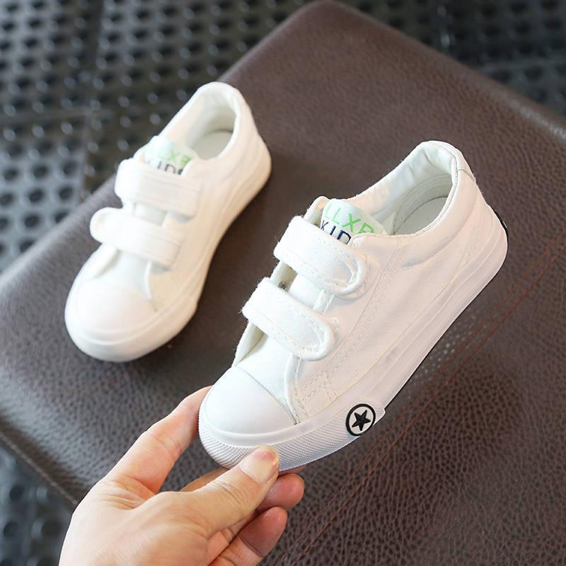 4室内跳舞幼儿园小白鞋演出6回儿童凡布鞋力7白色男童球鞋女童5岁白色