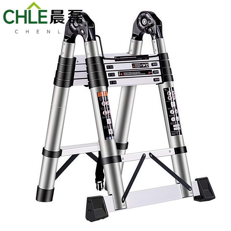 晨磊多功能伸缩梯五步/个高清大图