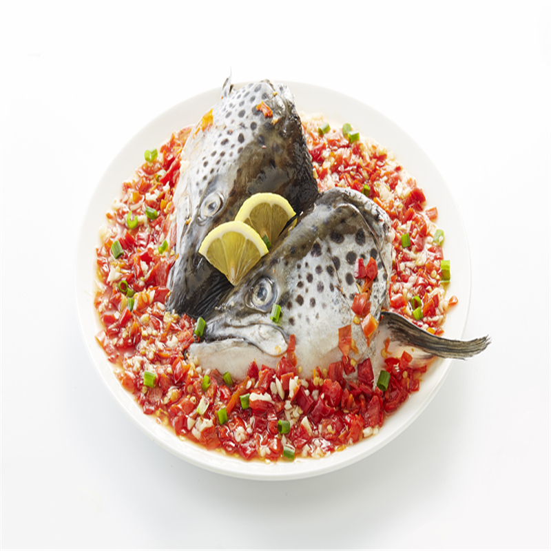 左餐右渔三文鱼头剁椒味600gx3顺丰现发冰鲜新鲜海鲜海鱼鱼类水产日肴
