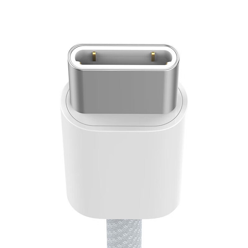 锐思本色系列2M数据线Type-C转Type-C PD60W(RS15CC)雅静白高清大图