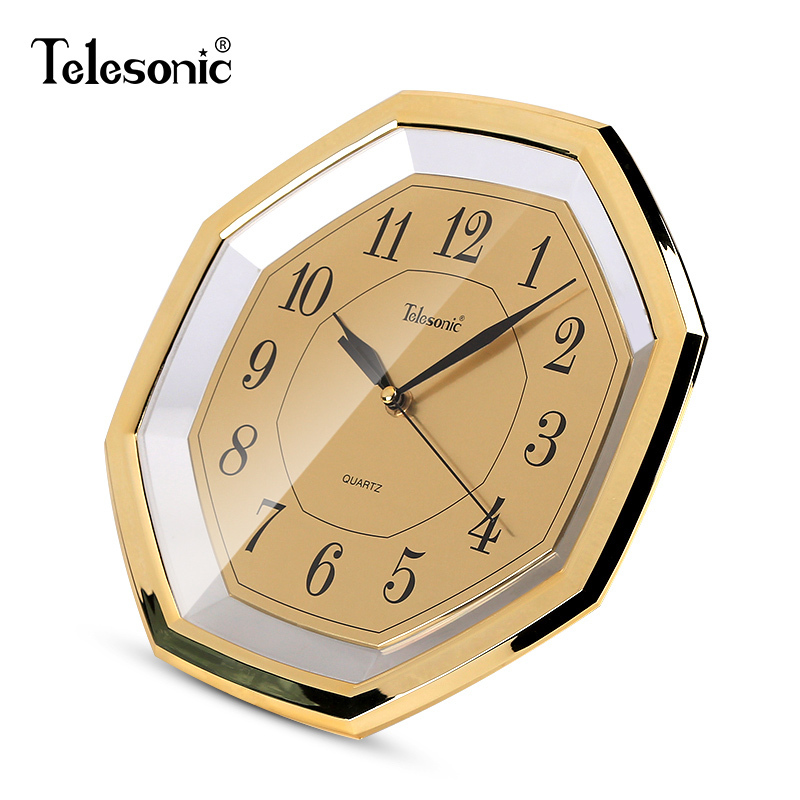 天王星(Telesonic)石英钟书房客厅挂钟八卦钟表复古中国式时钟 12英寸
