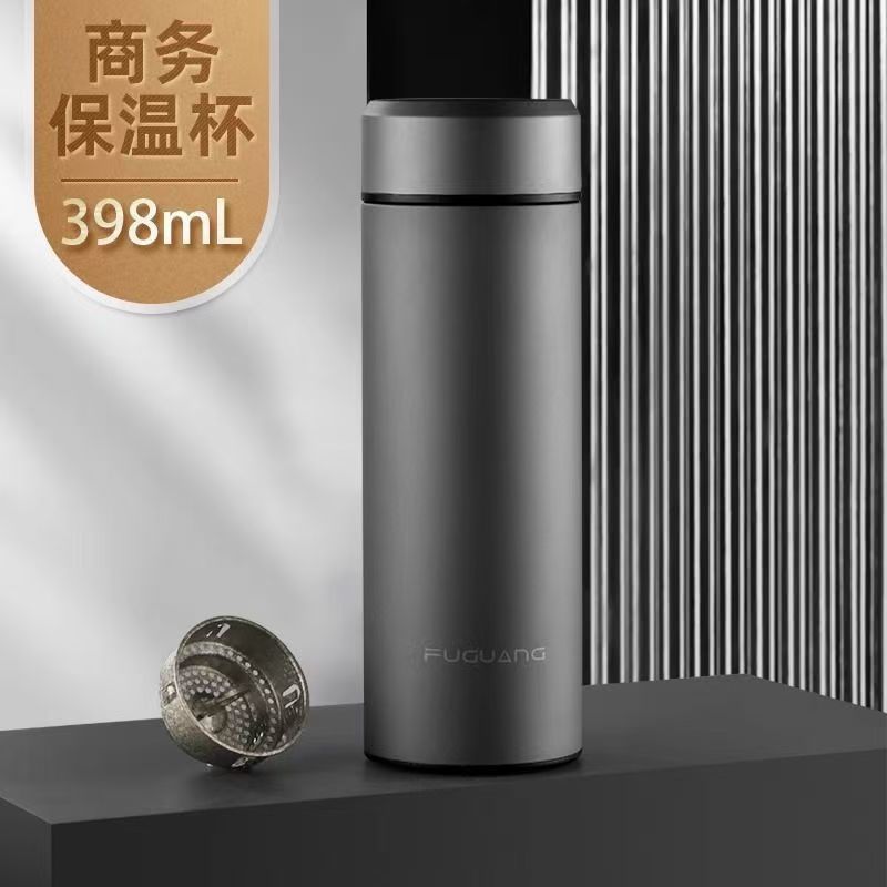 富光FGT2101-398纯钛保温杯男女高档礼盒泡茶杯398ml高清大图