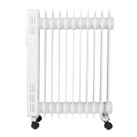 美的(Midea)电热油汀机械式家用电暖器暖气防烫镂空叶片加热节能电烤火炉