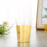 洁成 一次性杯子中号240毫升加厚塑杯 100只装