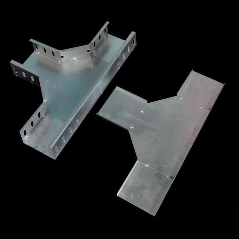 自营超级新品 虹汇(xqj-c-03a-4) 镀锌槽式桥架水平三通