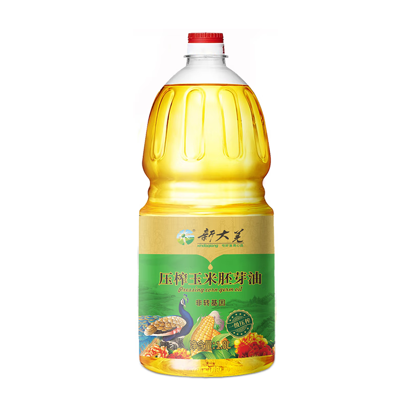 新大羌(XINDAQIANG) 一级压榨玉米油1.8L