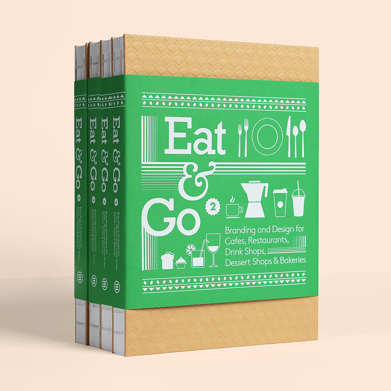 [正版]Eat & Go 2 餐饮品牌设计书籍 包装海报平面广告logo设计案例书籍 房屋室内装修设计方案实战指南高清大图