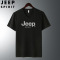 JEEP SPIRIT男夏季短袖T恤V领男休闲上衣透气汗衫大码打底衫
