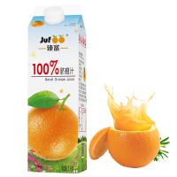 臻富纯果汁饮品饮料1kg*6盒整箱100%脐橙菠萝蜜桃苹果葡萄芒果汁