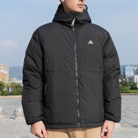 阿迪达斯 (adidas)羽绒服男装2023冬季新款户外运动服双面穿保暖连帽休闲夹克外套 IS0371