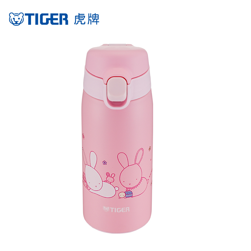 虎牌(tiger)不锈钢真空保温杯 便携 一键开启弹盖杯男女生杯子保温水杯MCT-A035