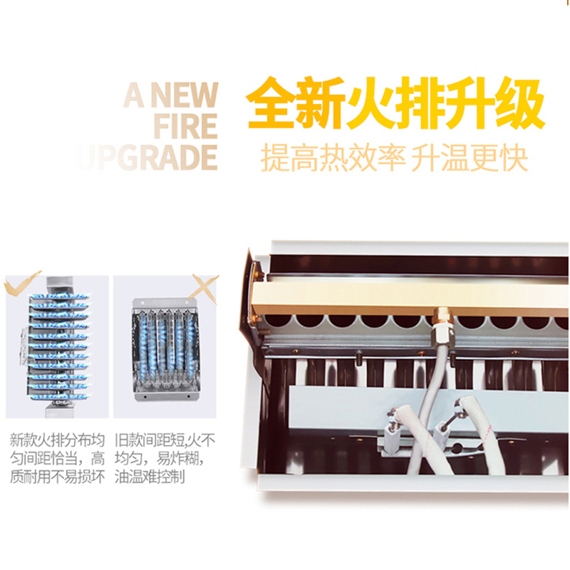 乐创 油水分离油炸锅商用单双缸不锈钢大容量电炸炉油条薯条炸鸡机 油水分离燃气100L