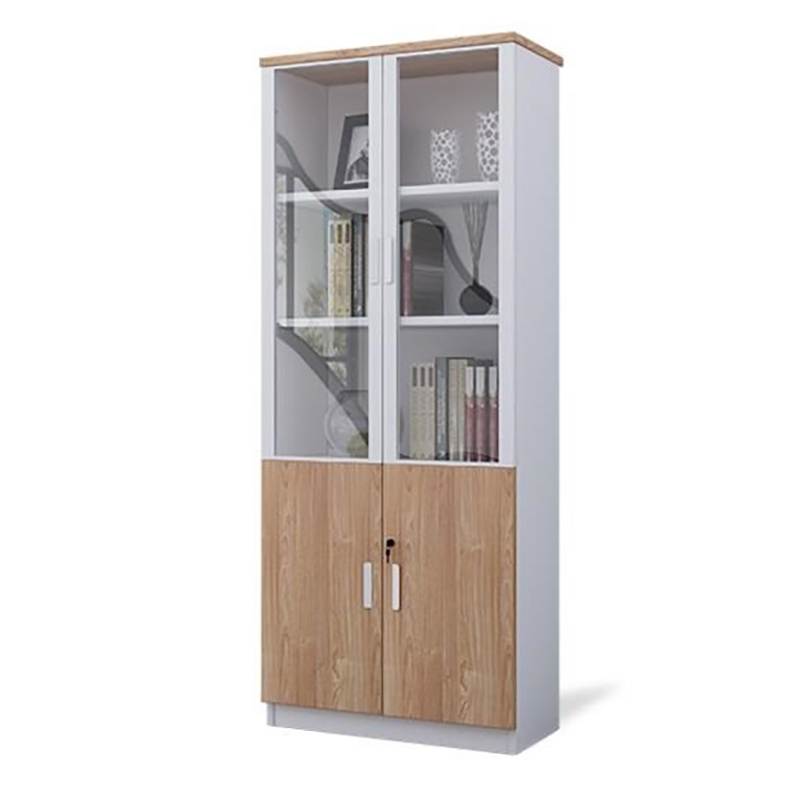 丽澜居两门文件柜书柜资料柜储物柜档案柜ll-9002规格800*400*2000