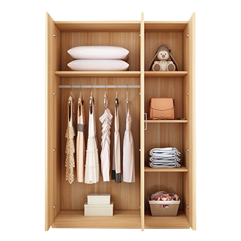 苏兴盛家用衣柜简约储物柜更衣柜3门1.8高宽120深50高清大图