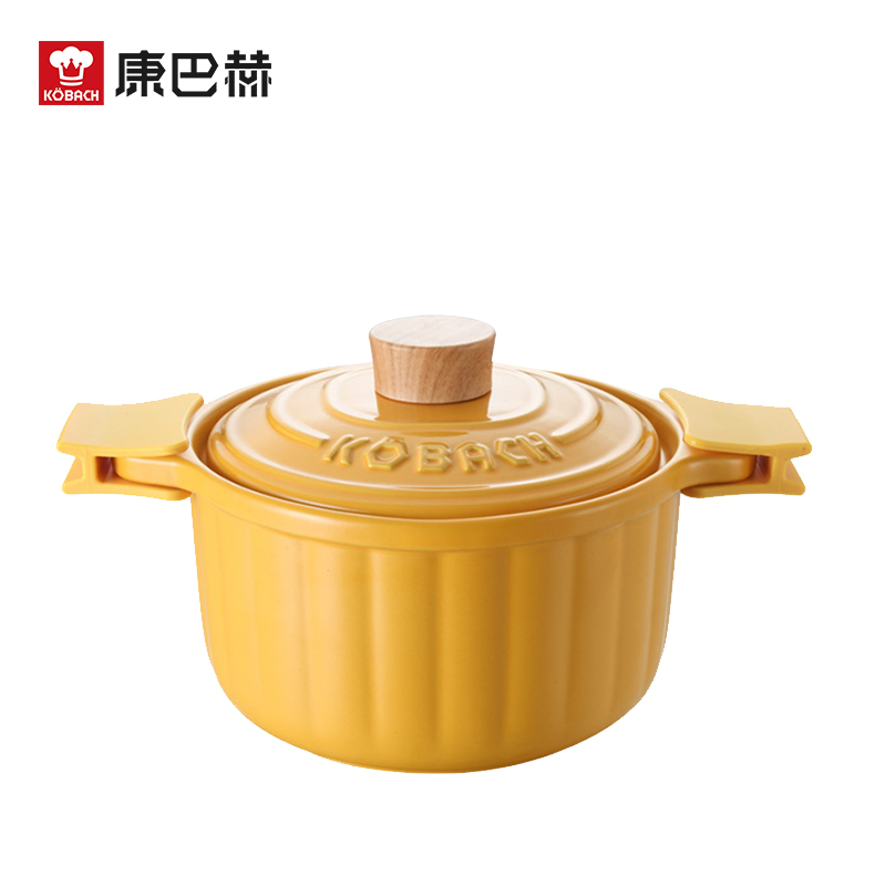 康巴赫南瓜陶瓷煲 南瓜黄[3.5L]