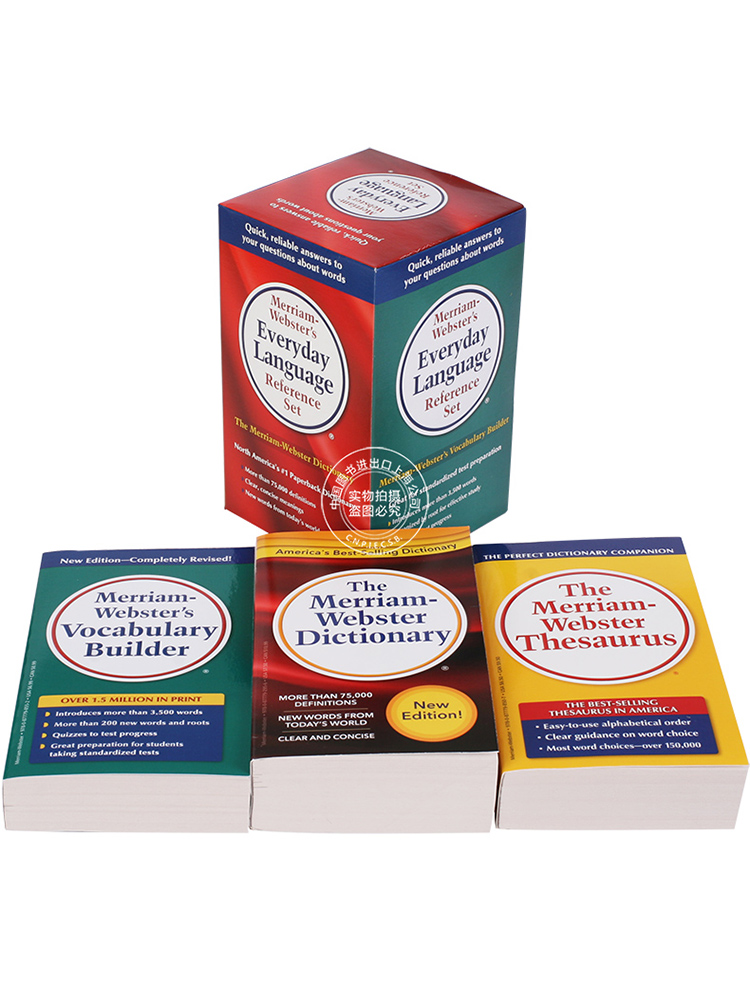 [正版]韦氏三宝 韦氏英语词字典词典辞典 3本全套套装 英文原版 Merriam Webster’s Everyday高清大图