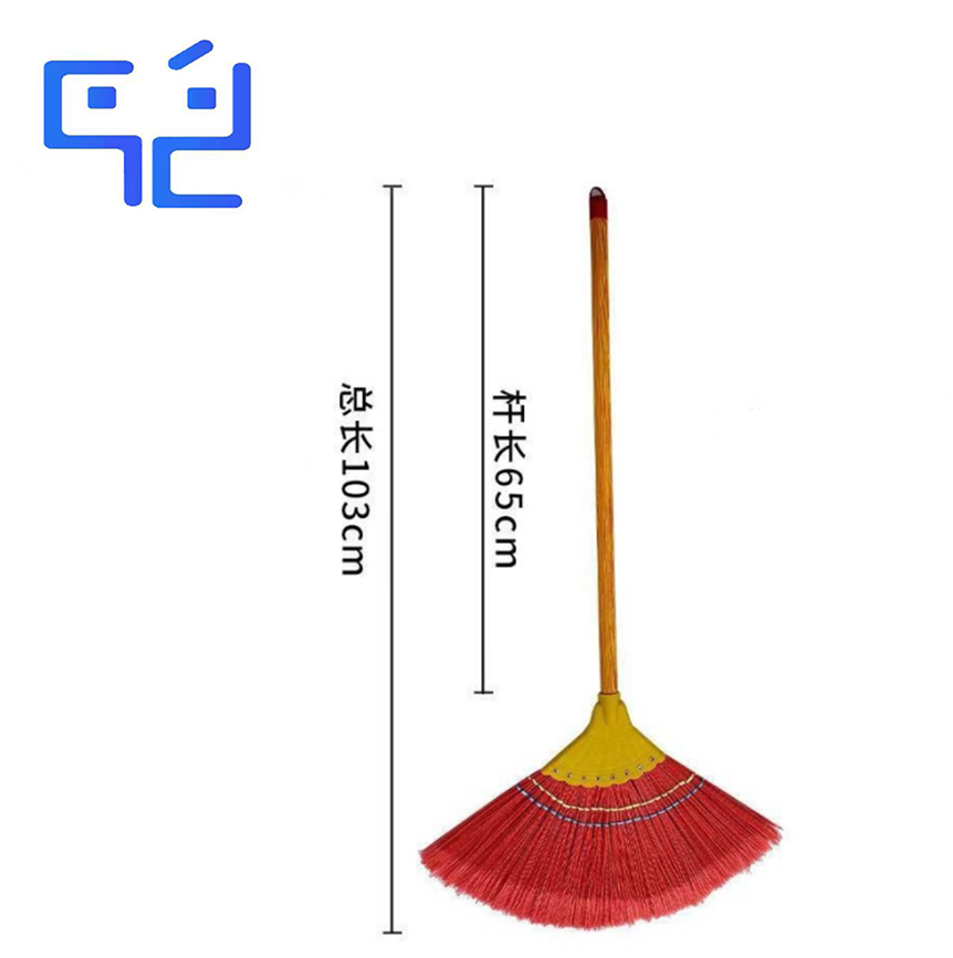 万允 塑料丝扫把 绿色/个(绿色)高清大图