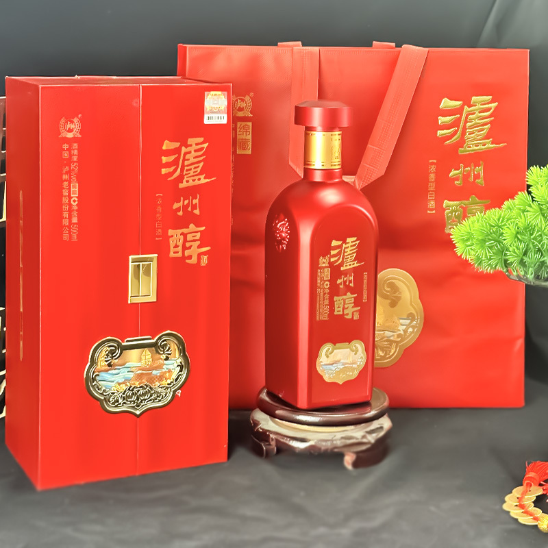 泸州老窖股份出品泸州醇绵藏52度浓香型白酒500ml6瓶整箱装