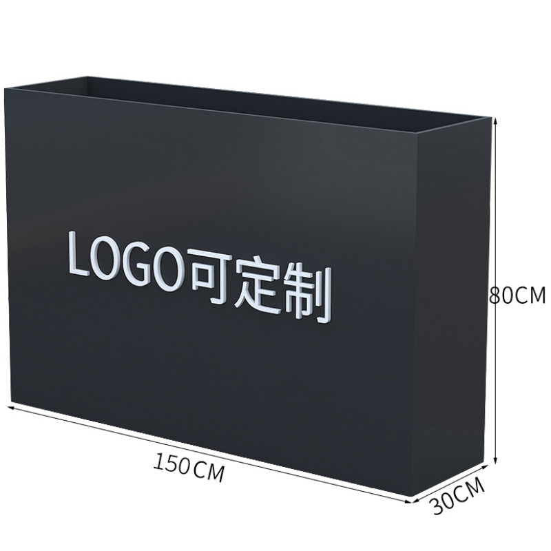 依韵珂户外花箱150*30*80cm个高清大图