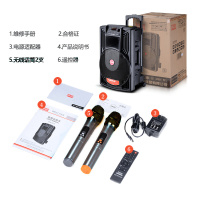 万利达(malata)J12W音箱户外音响k歌专用室外拉杆广场舞移动大功率蓝牙扩音器无线唱歌低音炮喇叭12英寸9020W