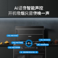 美大(MEIDA)蒸烤分腔集成灶S9-MAX(JJZT-MD1TZZK) 语音智控 智能变频蒸箱烤箱抽油烟机套装 天然气