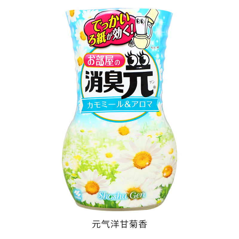 [日本原装进口]Kobayashi/小林制药 消臭元 室内房间除臭清新剂 400mL 活力白桃香