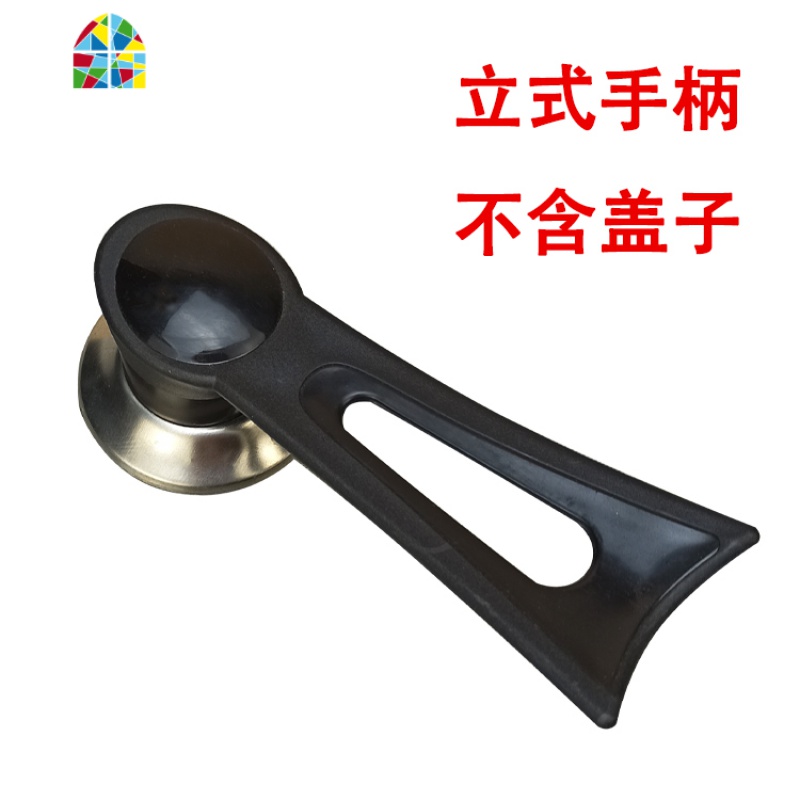 加厚锅盖钢化玻璃盖炒锅盖平底锅奶锅盖可立可视防爆盖子通用盖顶 FENGHOU 可立把手高清大图
